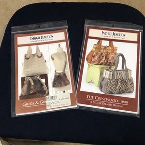 Patterns for Indygo Junction Handbags lot of 2